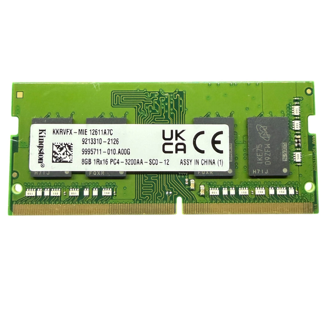 Geheugen | SO-DIMM Kingston 8Gb DDR4 / 3200AA – 9995711-010.A00G (Refurbished)