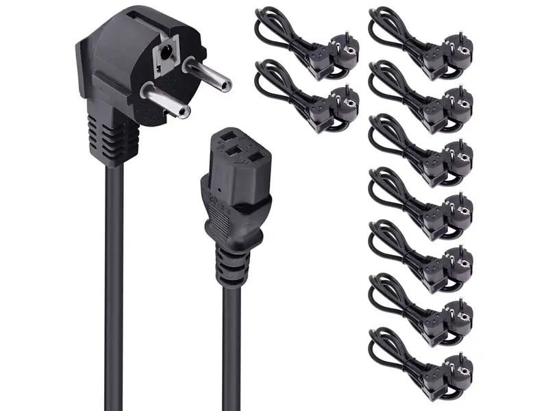 Partij van 10 nieuwe stroomkabel C13