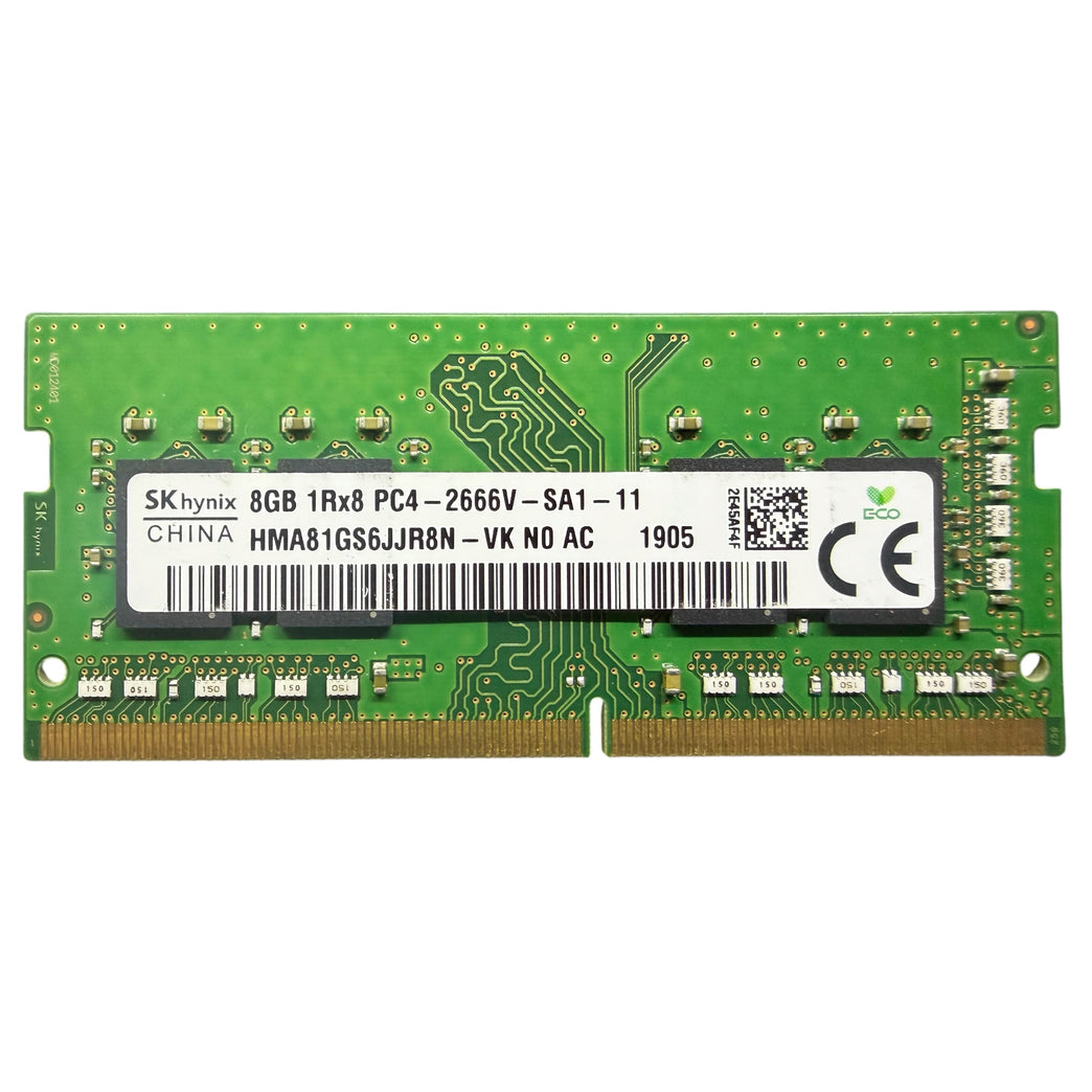 Geheugen | SO-DIMM SK Hynix 8Gb DDR4 / 2666V –  HMA81GS6JJR8N-VK (Refurbished)